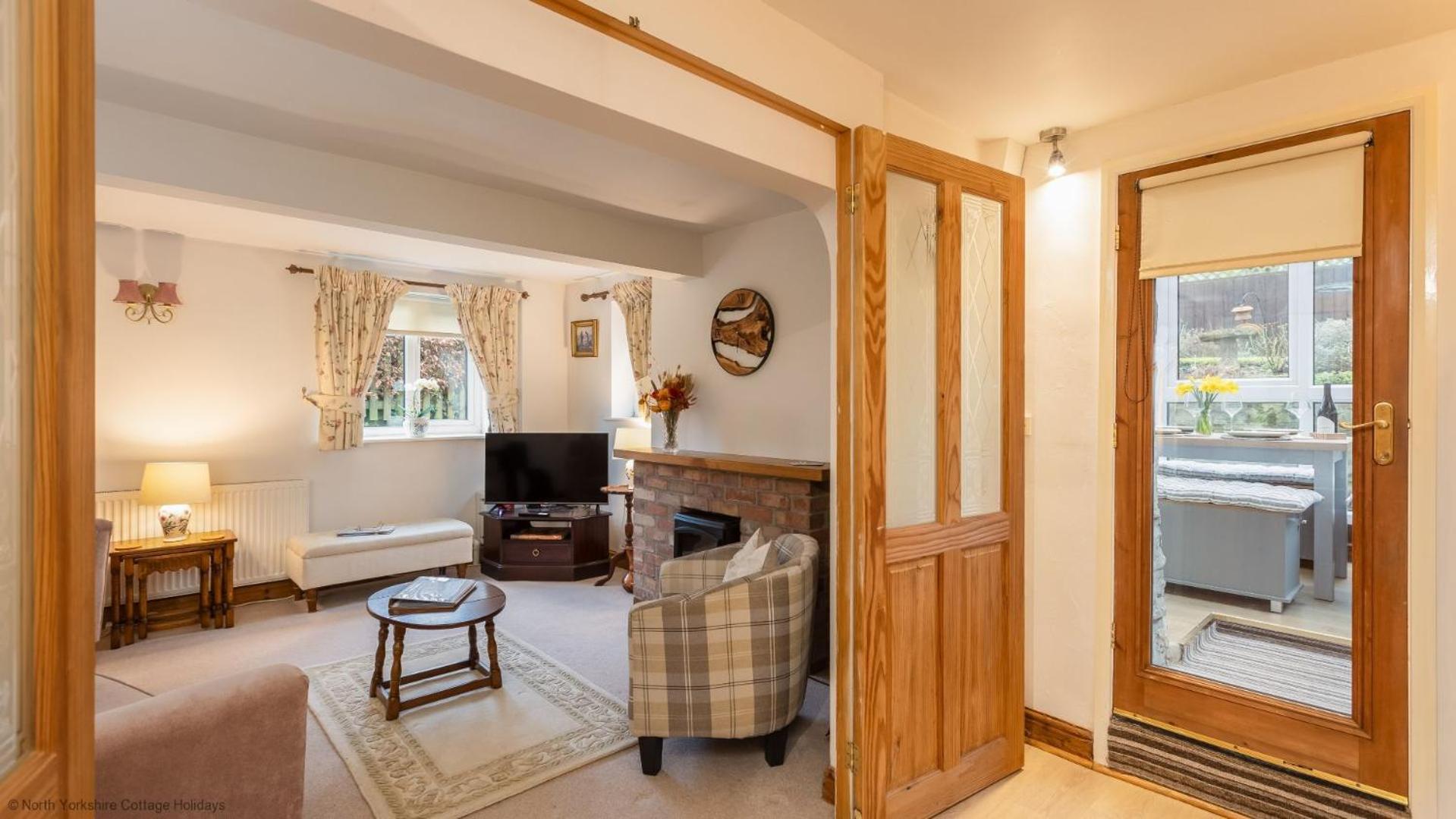 Picturesque Stone Cottage In The Heart Of North Yorkshire Village - Hideaway Cottage Eksteriør billede
