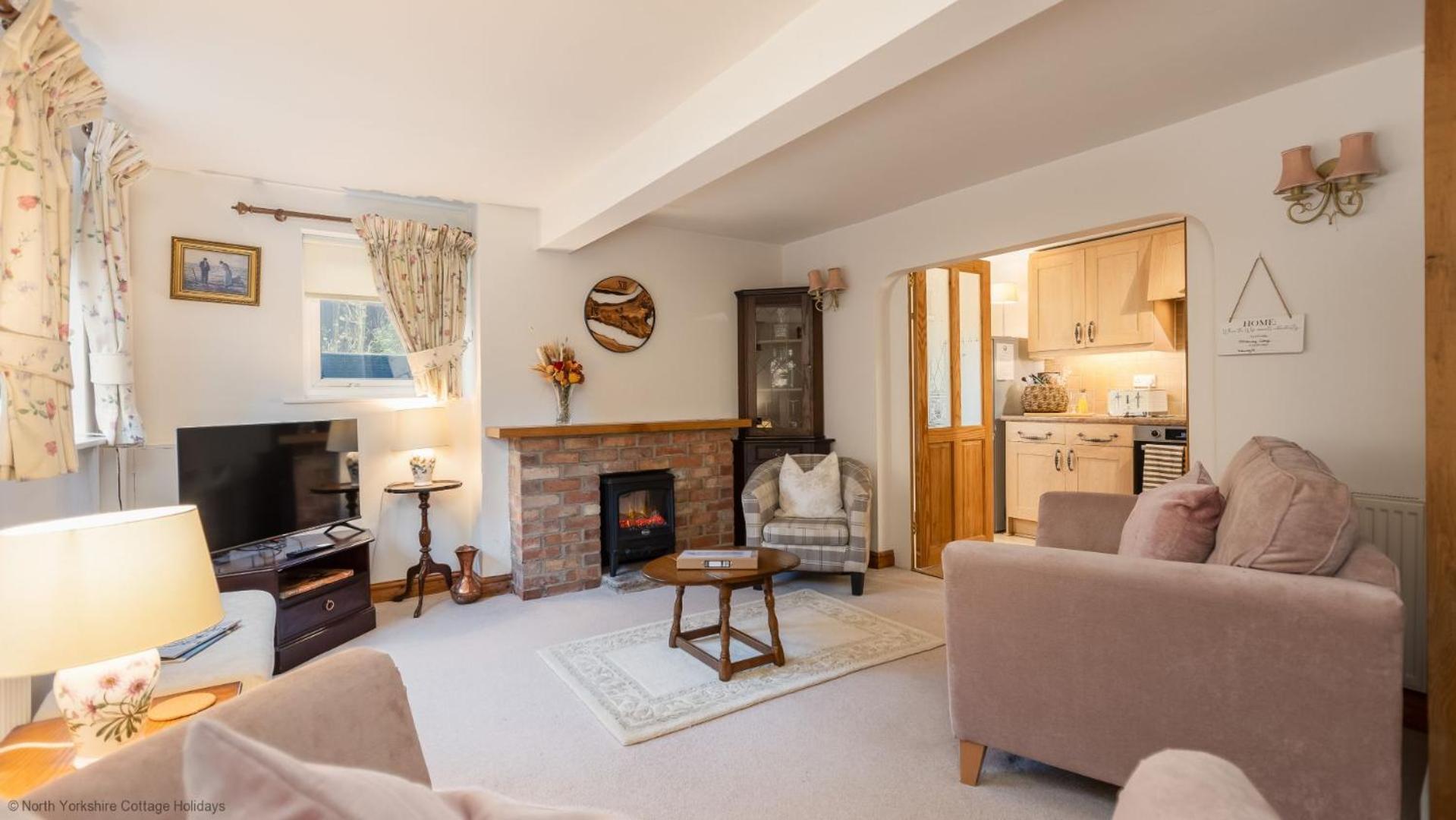 Picturesque Stone Cottage In The Heart Of North Yorkshire Village - Hideaway Cottage Eksteriør billede